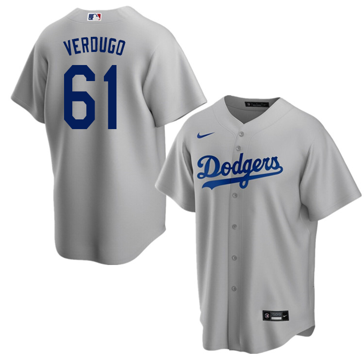 Nike Men #61 Alex Verdugo Los Angeles Dodgers Baseball Jerseys Sale-Alternate